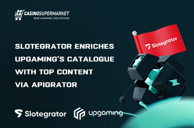 Slotegrator Enriches Upgaming's Catalogue with Top Content via APIgrator