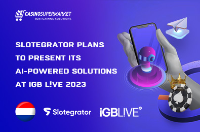 Slotegrator Plans to Present its AI-Powered Solutions at iGB L!VE 2023