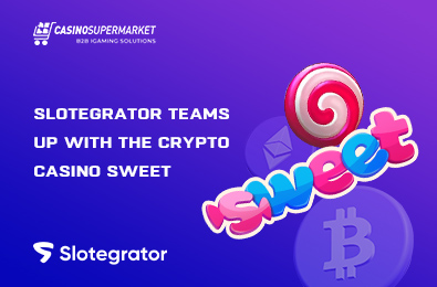 Slotegrator Teams Up with the Crypto Casino Sweet