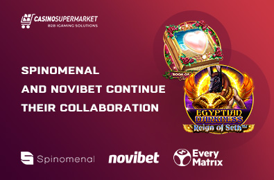 Spinomenal and Novibet Continue Their Collaboration