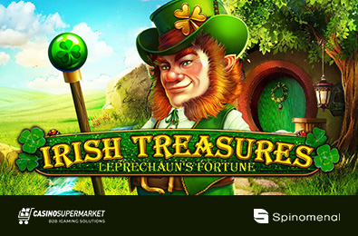 Spinomenal Releases Leprechaun's Fortune, a New Irish-Themed Game