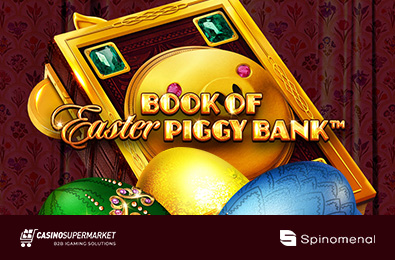 Spinomenal’s Team Grants a Festive Mood via Book of Easter Piggy Bank