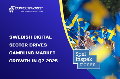 Swedish Digital Sector Drives Gambling Market Growth in Q2 2025
