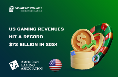 US Gaming Revenues Hit a Record $72 Billion in 2024