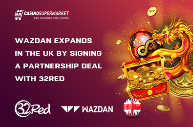 Wazdan Expands in the UK by Signing a Partnership Deal with 32Red