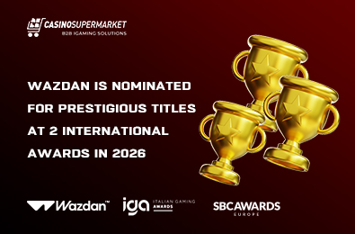 Wazdan Is Nominated for Prestigious Titles at 2 International Awards in 2026