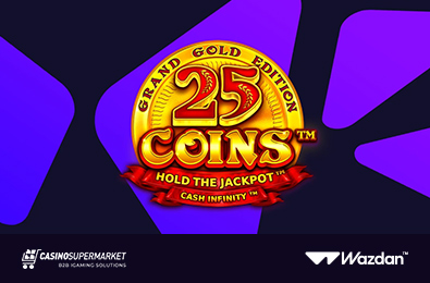 Wazdan’s 25 Coins Grand Gold Edition Hits the Global RMG Market