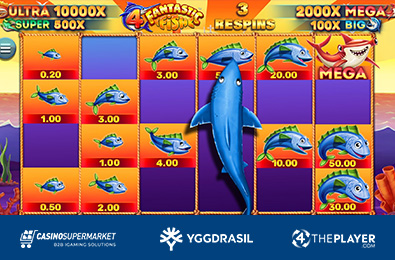 Yggdrasil and 4ThePlayer Create the 4 Fantastic Fish Slot