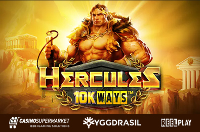 Yggdrasil and ReelPlay Unveiled Hercules 10K WAYS