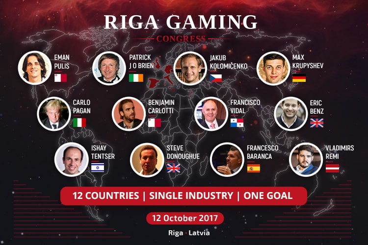 12 speakers of Riga Gaming Congress