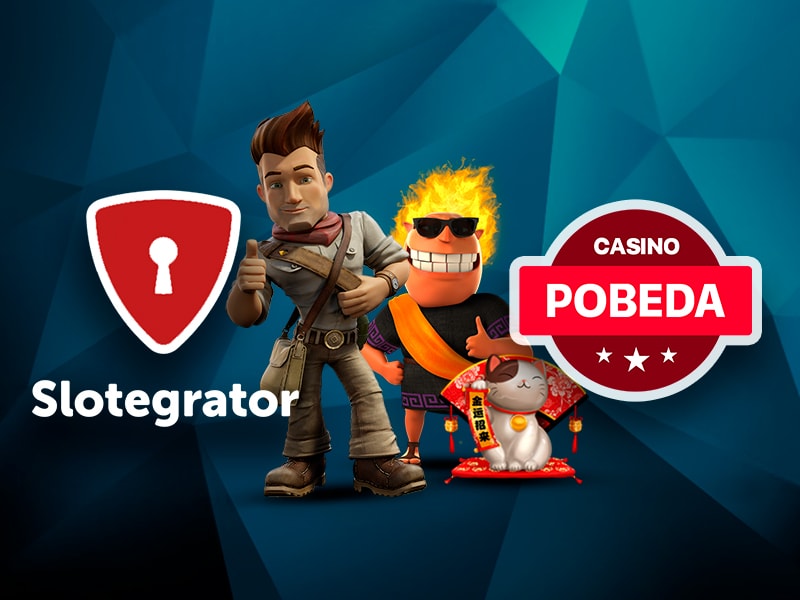 Replenishment of games in Casino Pobeda from the company Slotegrator