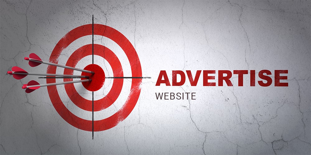 Advertise gambling website on the Internet