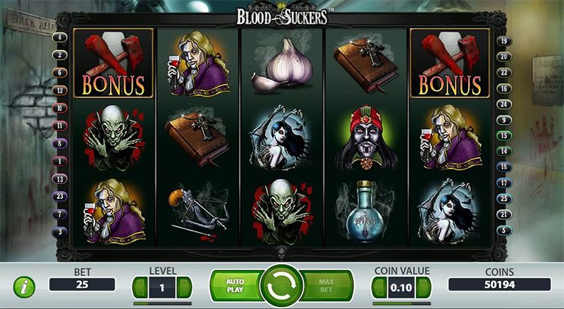 Blood Suckers slot by NetEnt