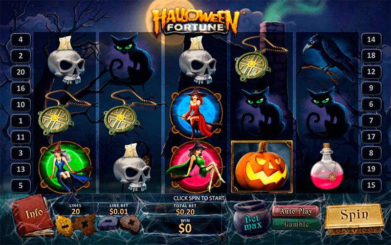 The Halloween Fortune slot by Playtech