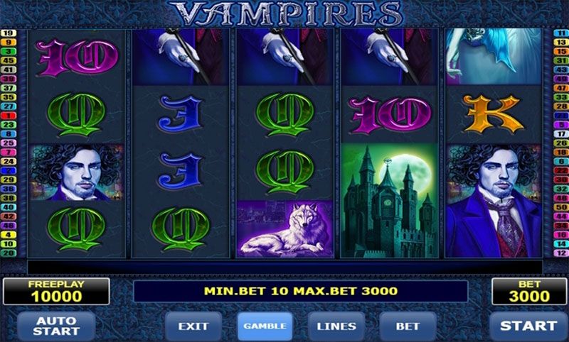 The Vampires slot by Amatic