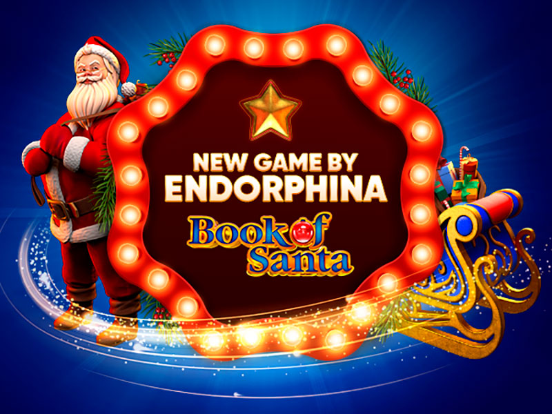 The Book of Santa casino game by Endorphina