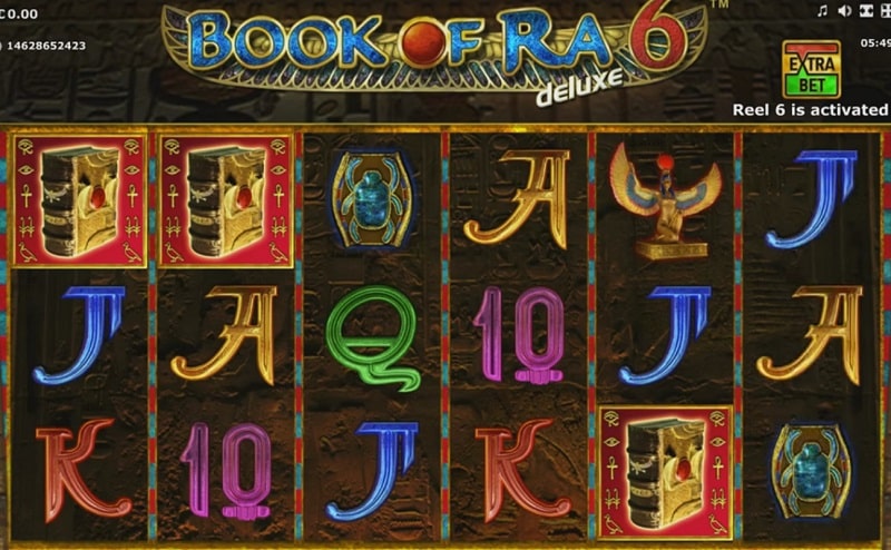 Egyptian themed slot Book of Ra from Novomatic