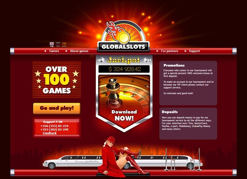 Global Slots - online gambling software