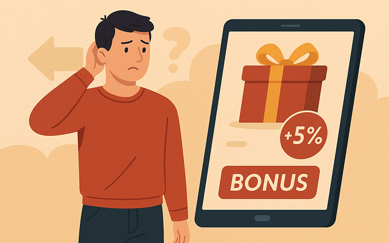 Gambling promotion and user expectations