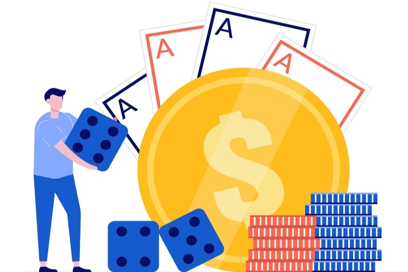 Net Gaming Revenue of an online casino