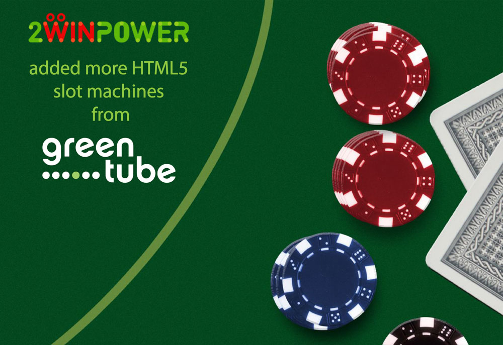  2WinPower added more HTML5 slot machines from Greentube