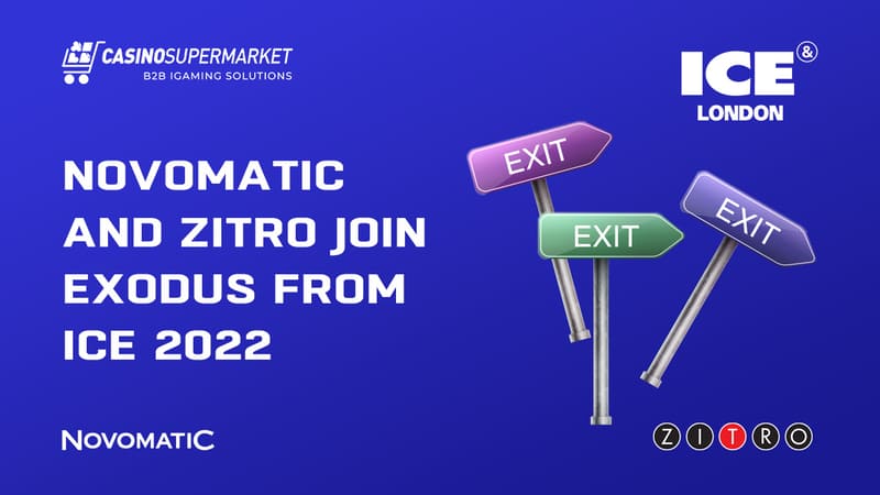 Novomatic and Zitro join the exodus from ICE 2022