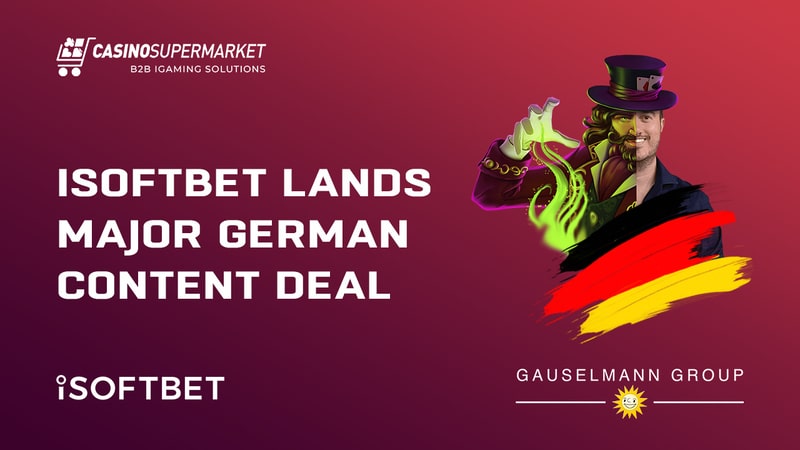 iSoftBet lands major German content deal with Gauselmann