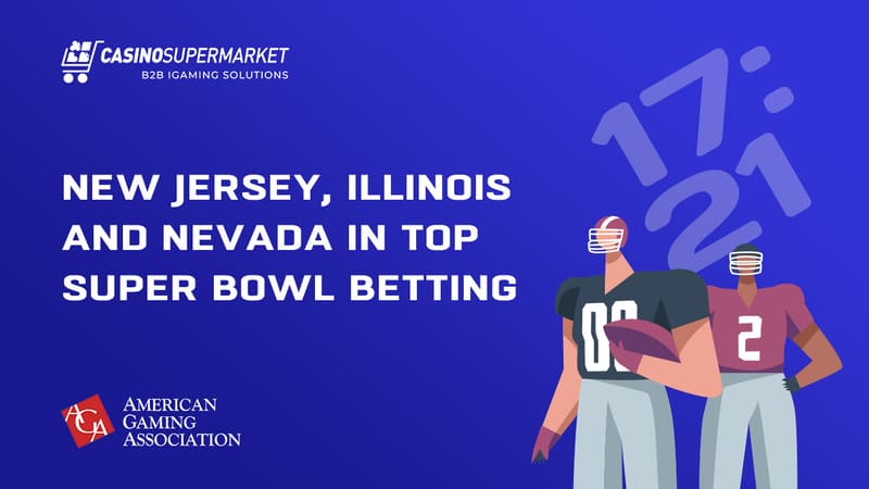 New Jersey, Illinois, Nevada in top, record Super Bowl betting