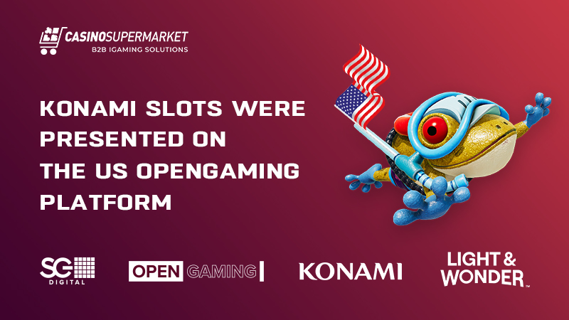 Konami slots were presented on OpenGaming