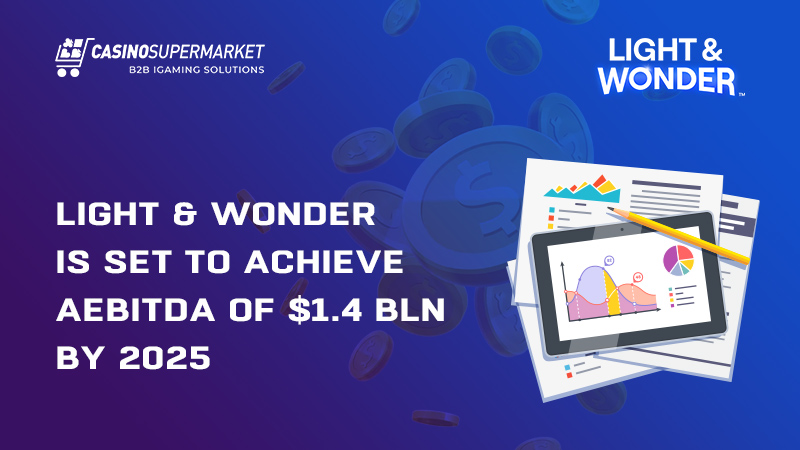 Light & Wonder is set to achieve AEBITDA of $ 1.4 bln