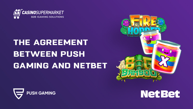 Push Gaming and NetBet agreement