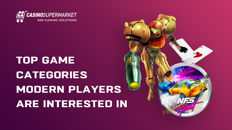 Top game categories players are interested in