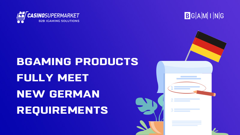 BGaming products meet German regulation