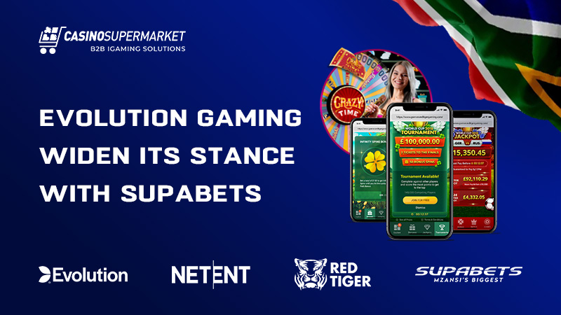 Evolution Gaming widen its stance with Supabets