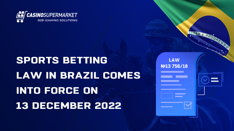 Sports betting in Brazil: new law