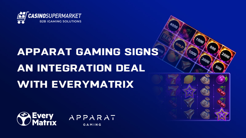 Apparat Gaming integrates with EveryMatrix