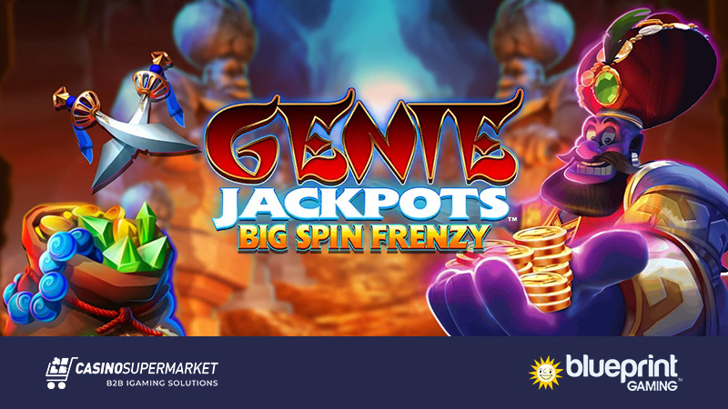 Genie Jackpots Big Spin Frenzy by Blueprint