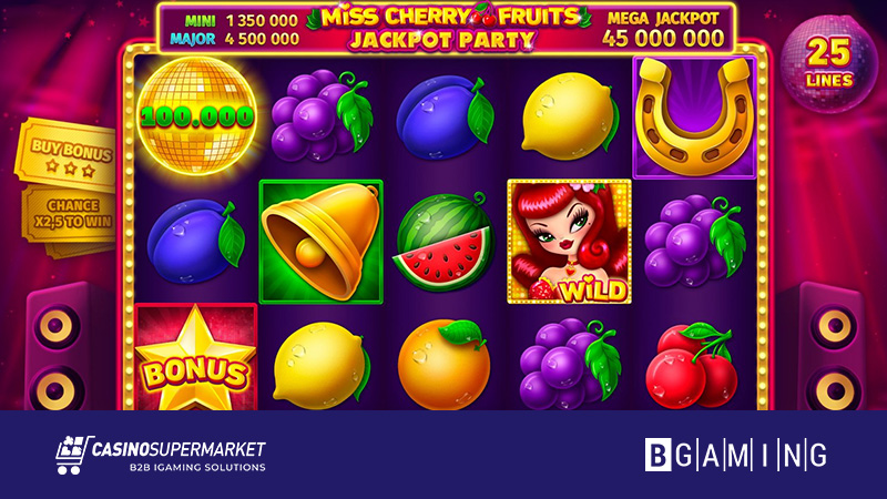Miss Cherry Fruits Jackpot Party by BGaming