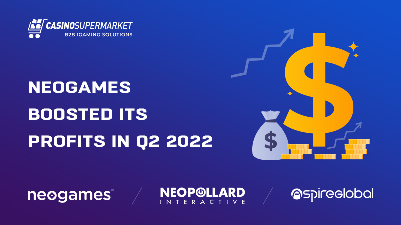 NeoGames boosted its profits in Q2 2022