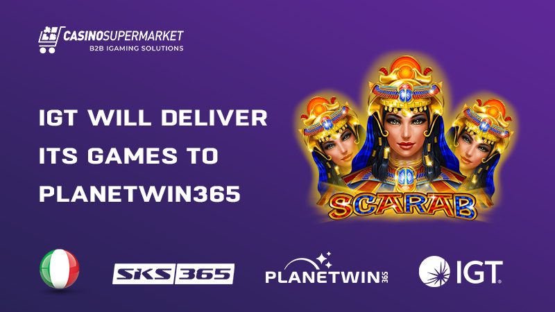 IGT games at SKS365 Group's Planetwin365