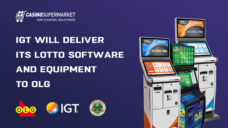 IGT delivers its lottery terminals to OLG