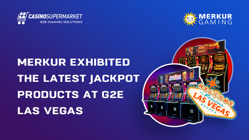 Merkur presented jackpots at G2E Las Vegas