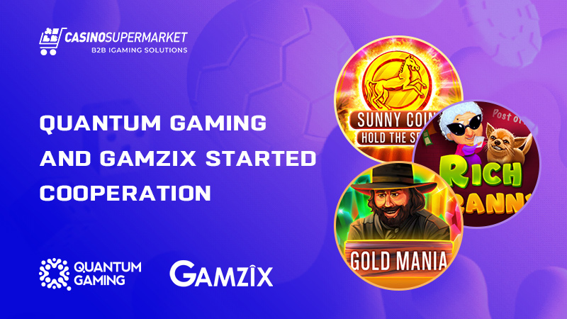Gamzix partners up with Quantum Gaming