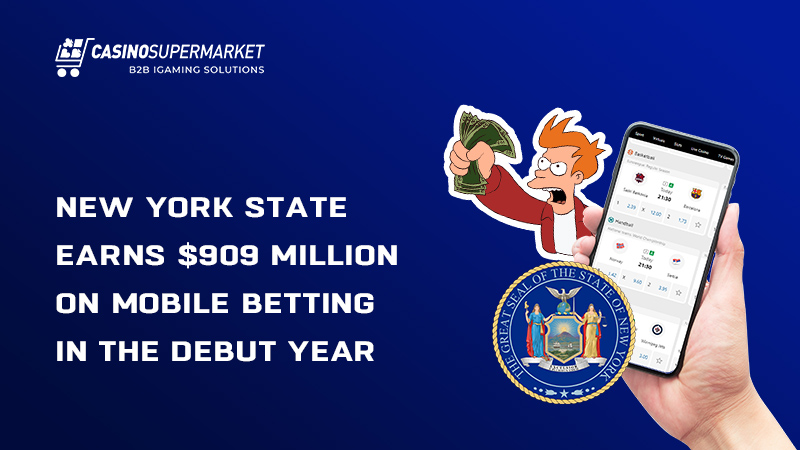 New York State mobile betting: earnings