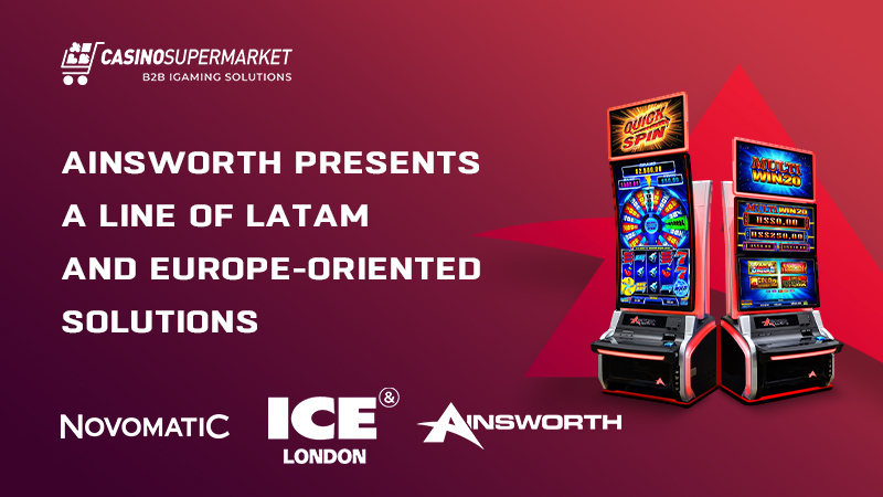 Ainsworth presents cabinets for LatAm and European players