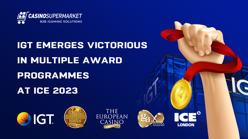 IGT wins multiple awards at ICE 2023