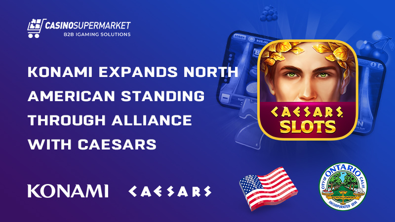 Konami and Caesars sign a distribution deal
