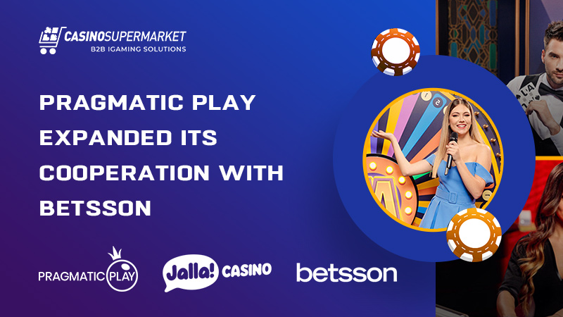 Pragmatic Play works with Betsson’s Jalla Casino