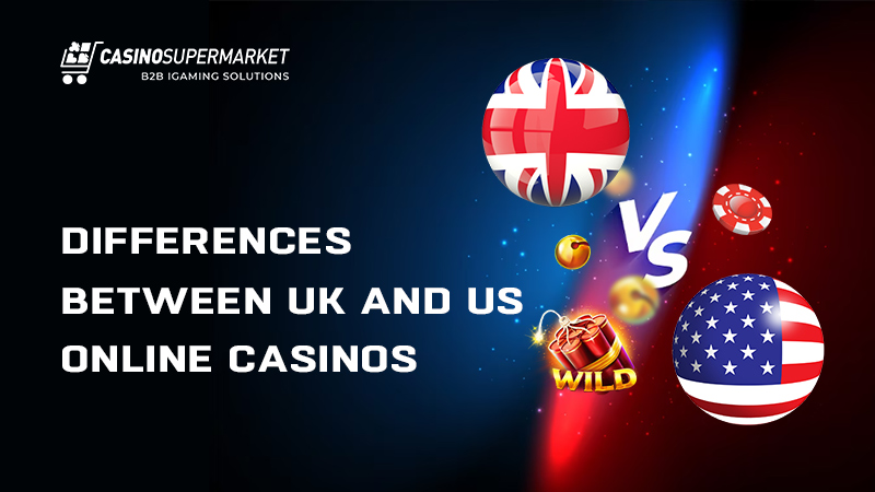 UK and US online casinos: differences