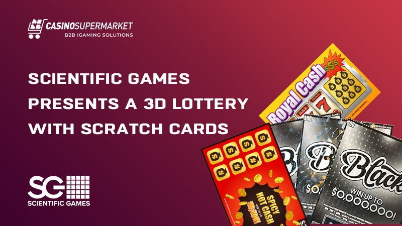 3D lottery scratch cards from Scientific